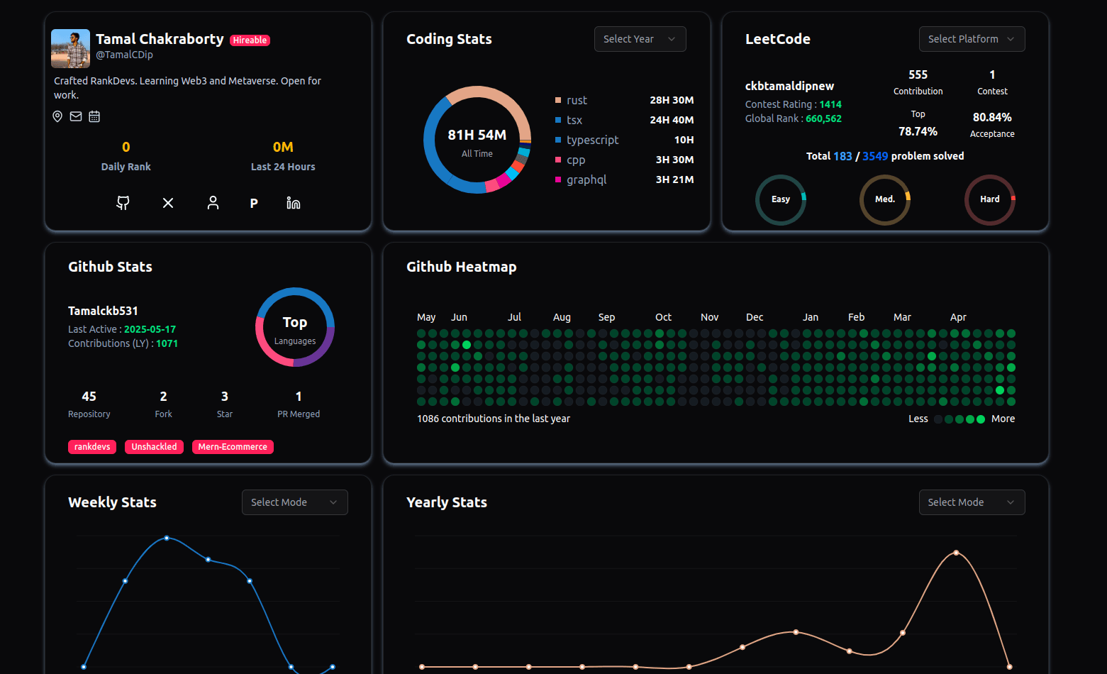 app screen